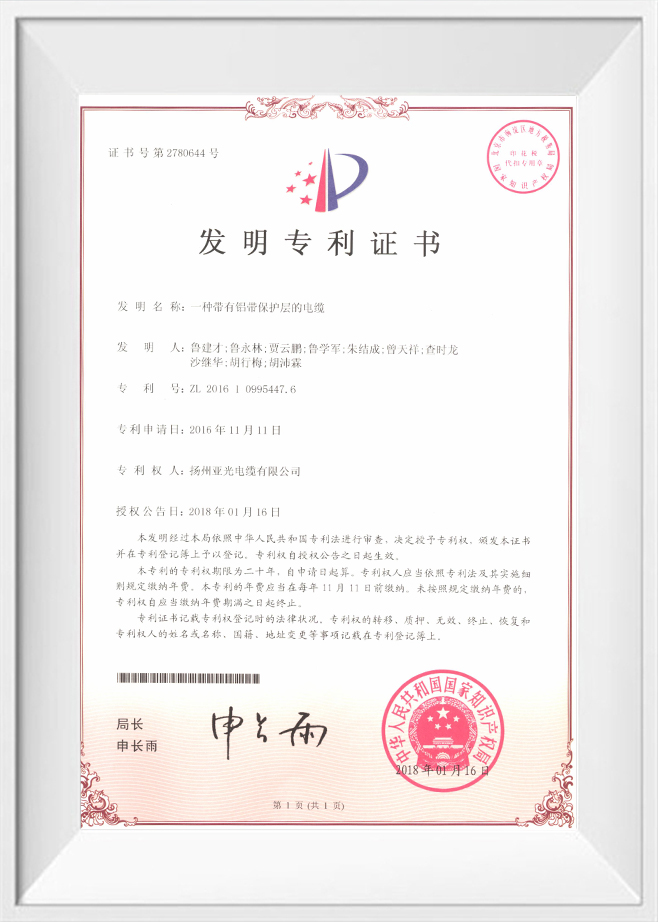 Cavo Co., Ltd. di Yangzhou Yaguang